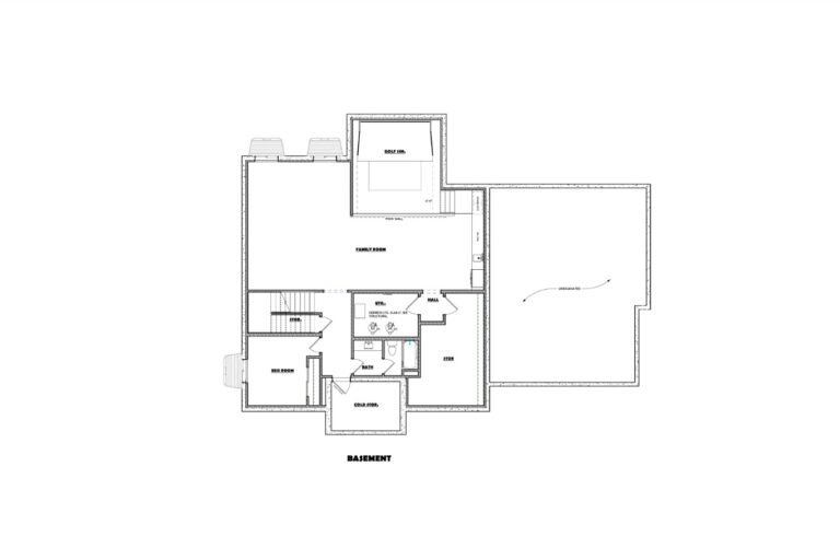 The floor plan shows a house with an attic and basement labeled "BAYNDE".