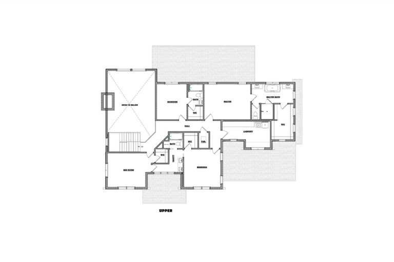 The floor plan shows an apartment with various rooms and a central courtyard.